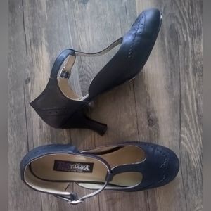 Black T-strap Heels, Funtasma Flapper 26, Size 8